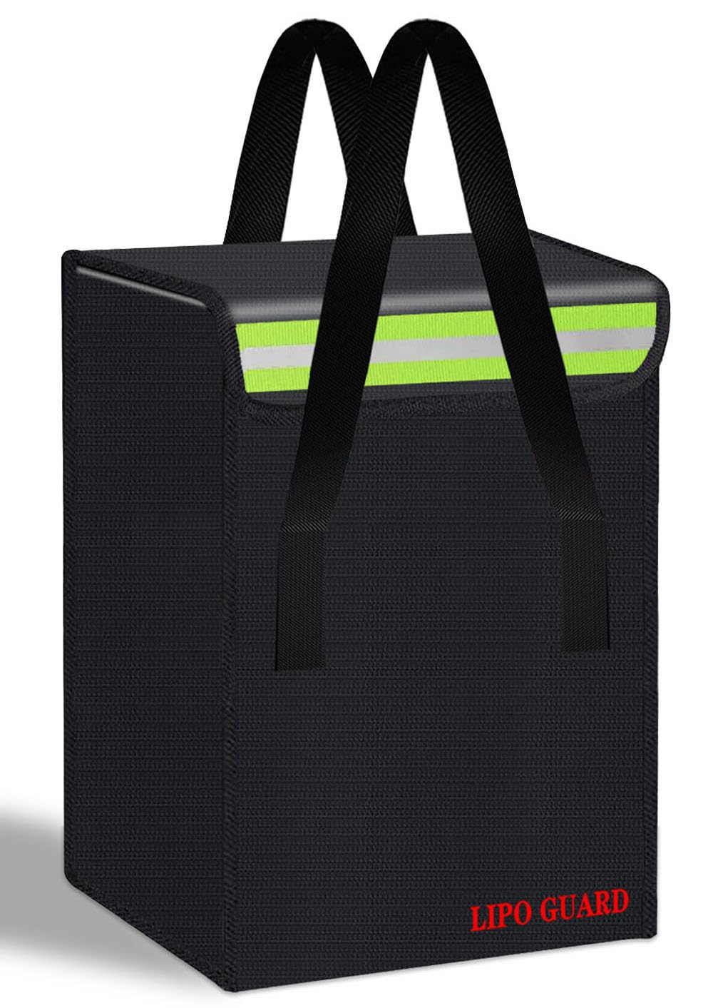 Bolsa de seguridad para batería, bolsa de carga ignífuga, bolsa de batería Lipo de gran capacidad para almacenamiento de batería Lipo, transporte de carga, bolsa de almacenamiento segura