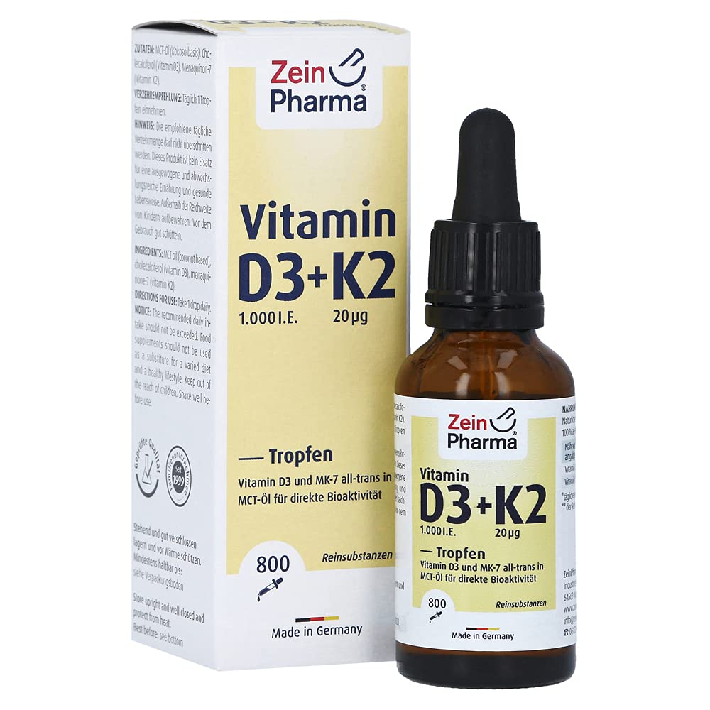 ZeinPharma Vitamin D3+K2 mit vitaMK7® Tropfen