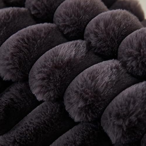 Miniatura 9 de Sunday Praise Juego de 2 fundas de almohada de felpa de piel sintética de doble cara de 20 x 20 pulgadas, fundas decorativas de almohada decorativas