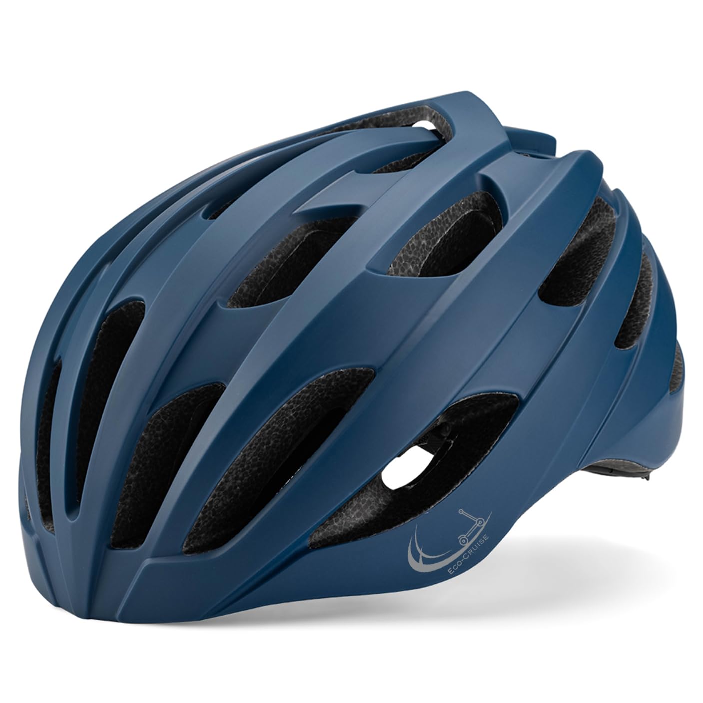 Eco-Cruise HT-004 Premium Cycling Helmet with Rechargeable LED Tail Light - Impact-Resistant EPS Core, Aerodynamic Design, Breathable Padding - Ideal for Road, Mountain & E-Bike Riders (Blue)-image-24