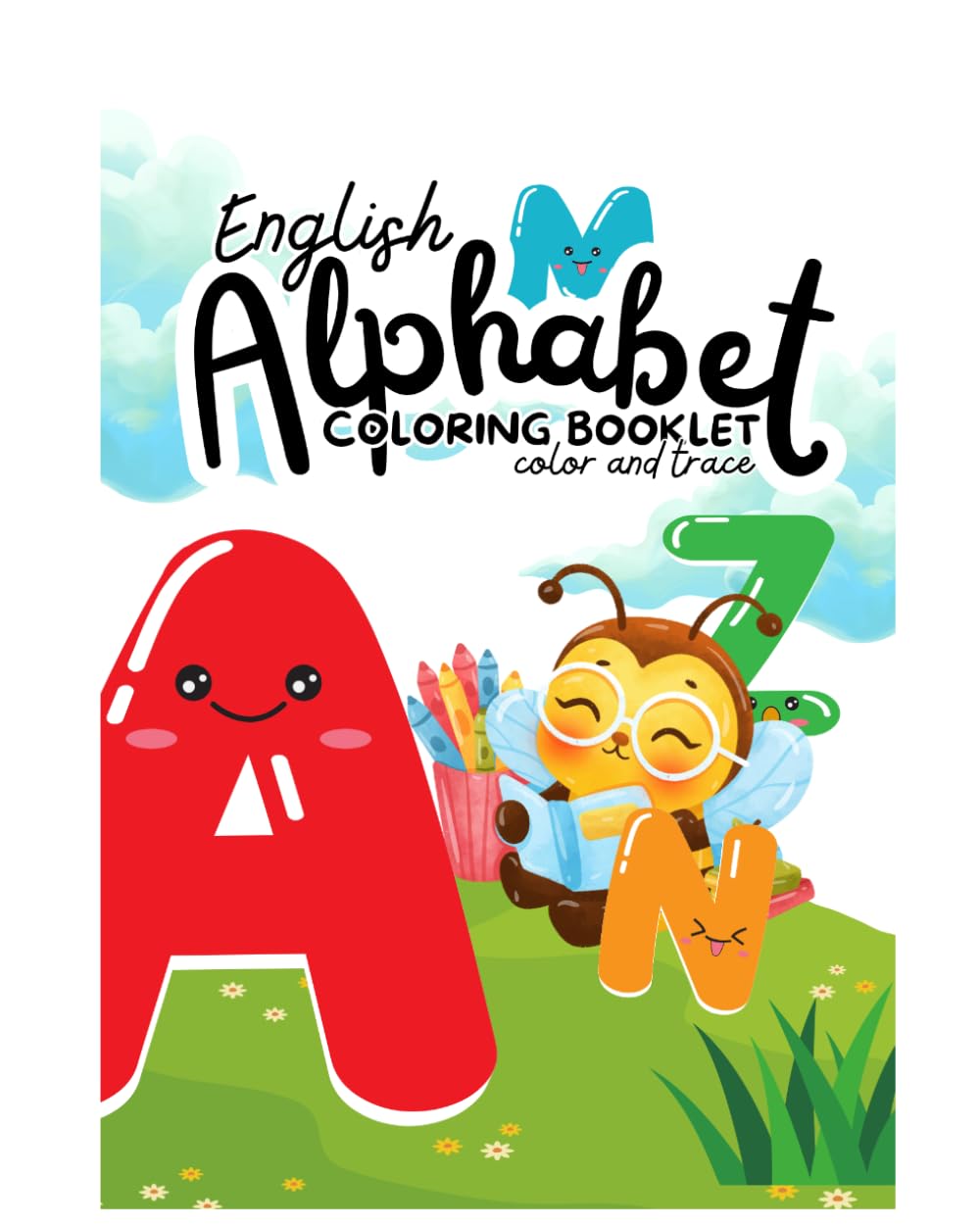 English Alphabet Colouring Booklet