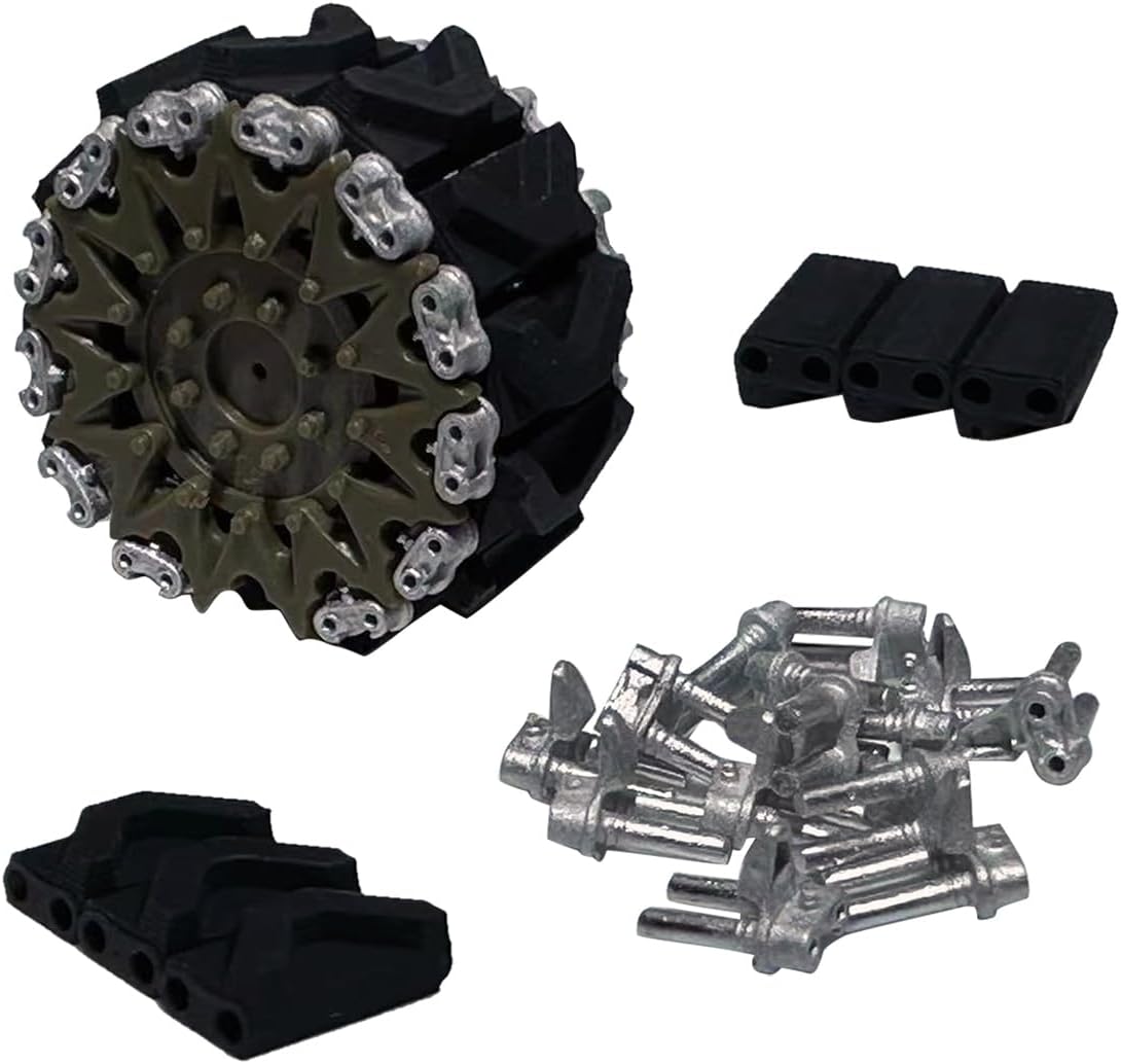 1/35 Workable Metal Rubber T48 Tracks Links M4 Sherman Tank Model Kit