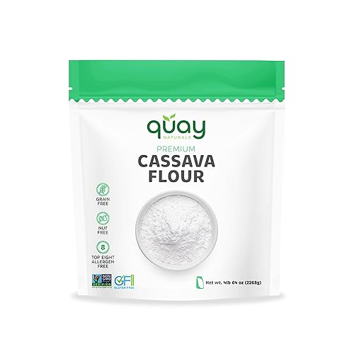 Miniatura 1 de Harina de yuca  Harina sin gluten y sin granos para hornear  Sin OMG, hecha de 100% raíz de yuca, sustituto de harina de trigo multiusos y