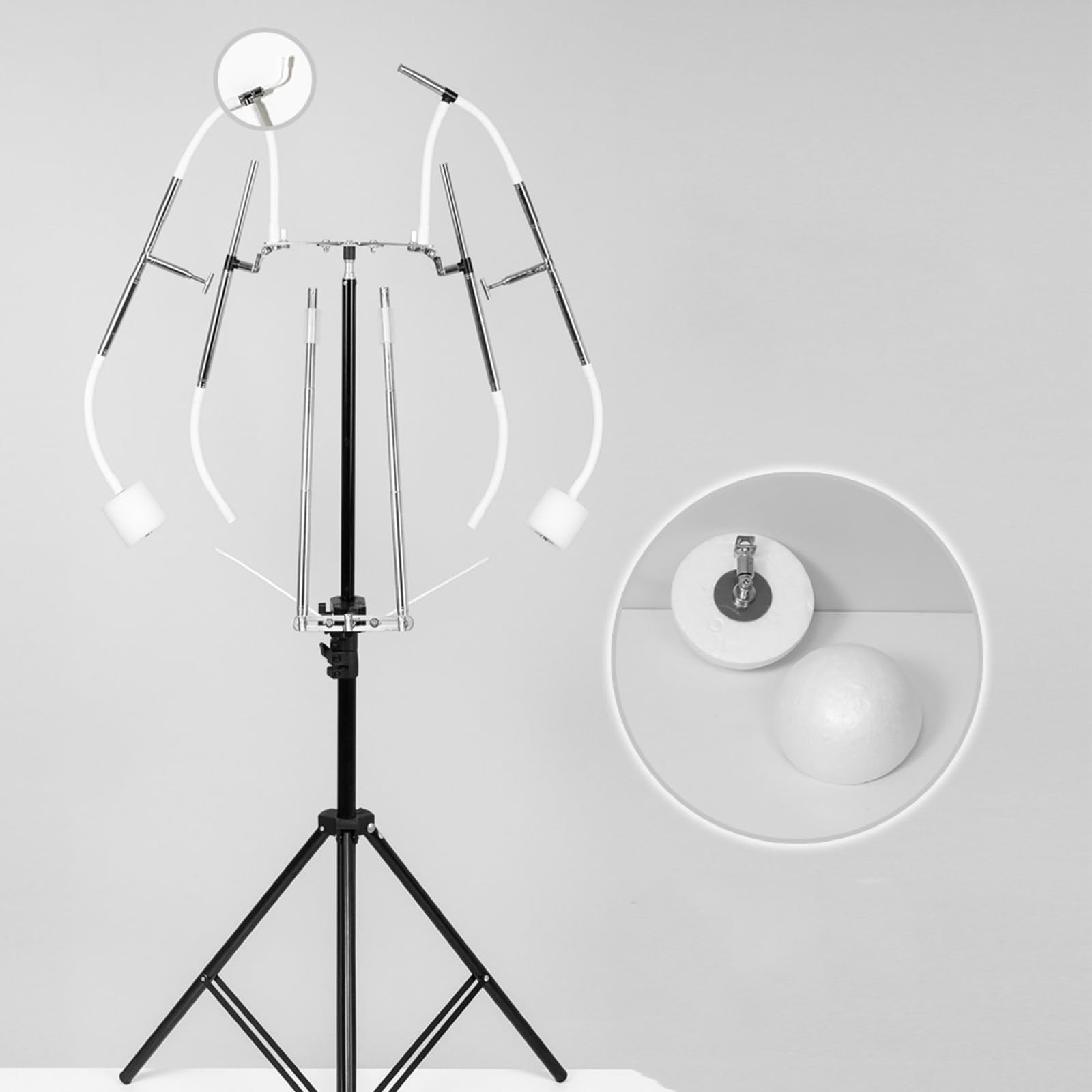 YNBSHGAA Adjustable Dress Form for Display, Photography Mannequin with Steady Stand for Pants and Clothing Rack,B