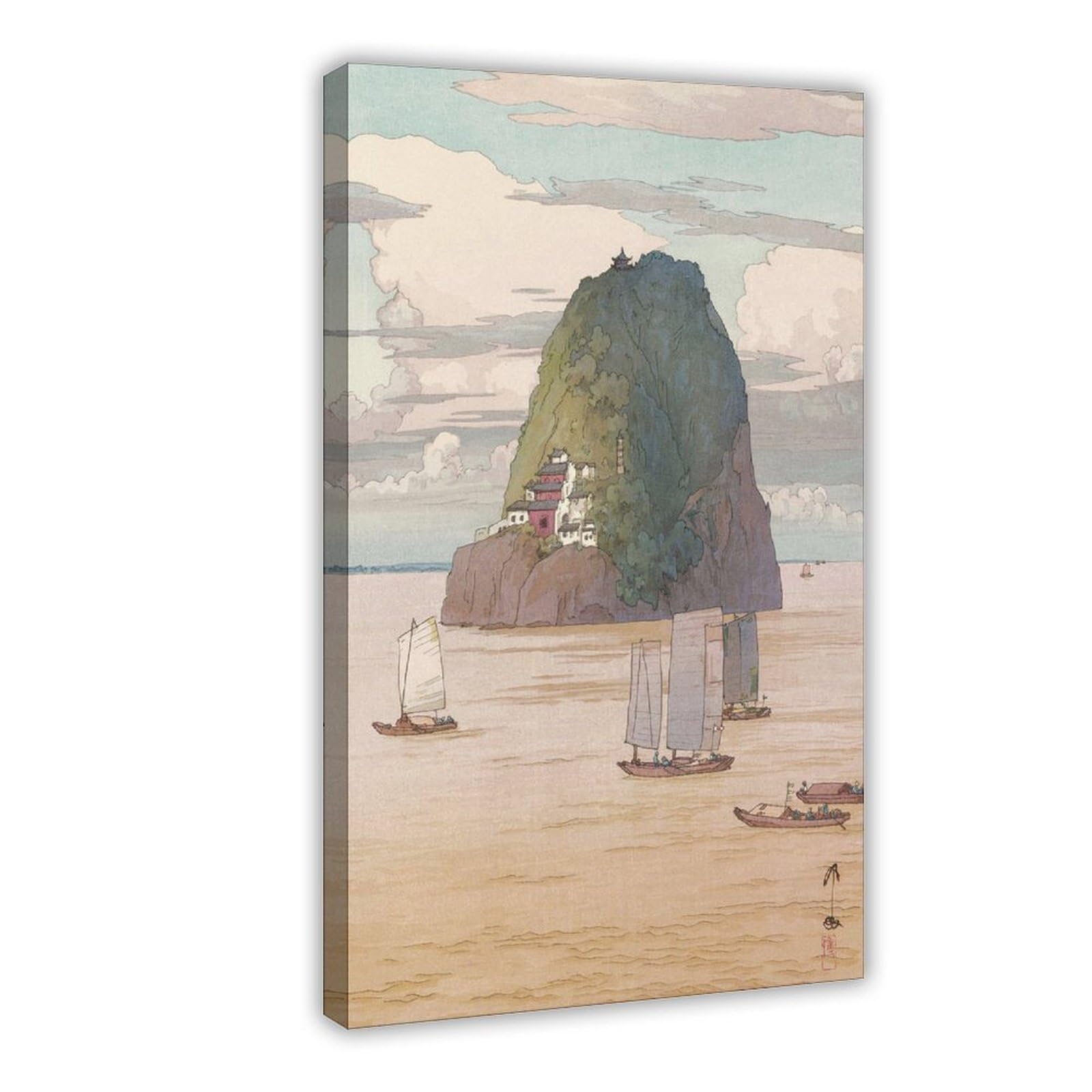 Dfjyjfgjj Yoshida Hiroshi,Xiaogushan,Japanese Painting, Wall Decoration Poster Family Bar Restaurant Garage Cafe Art Sign Gift 12" L X 18" W