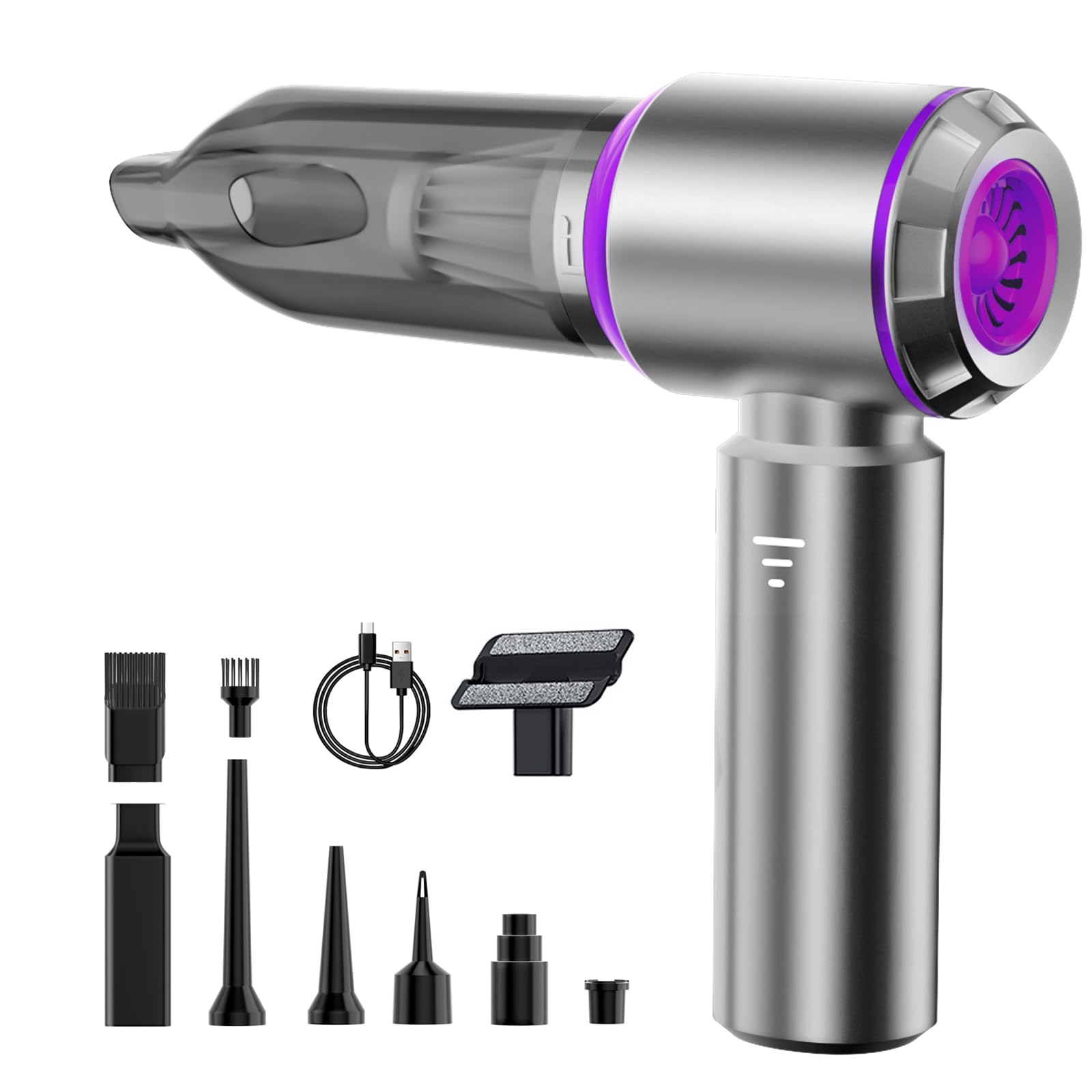 Aspirateur De Voiture Portable Sans Fil - Mini Et Puissant, Multi-usages Auto