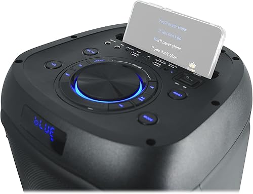 Miniatura 7 de Rockville BASS Party 8 Altavoz Bluetooth portátil dual de 8 pulgadas, pico de 2000 W400 W RMS, modos LED, enlace TWS, para fiestas y eventos al aire