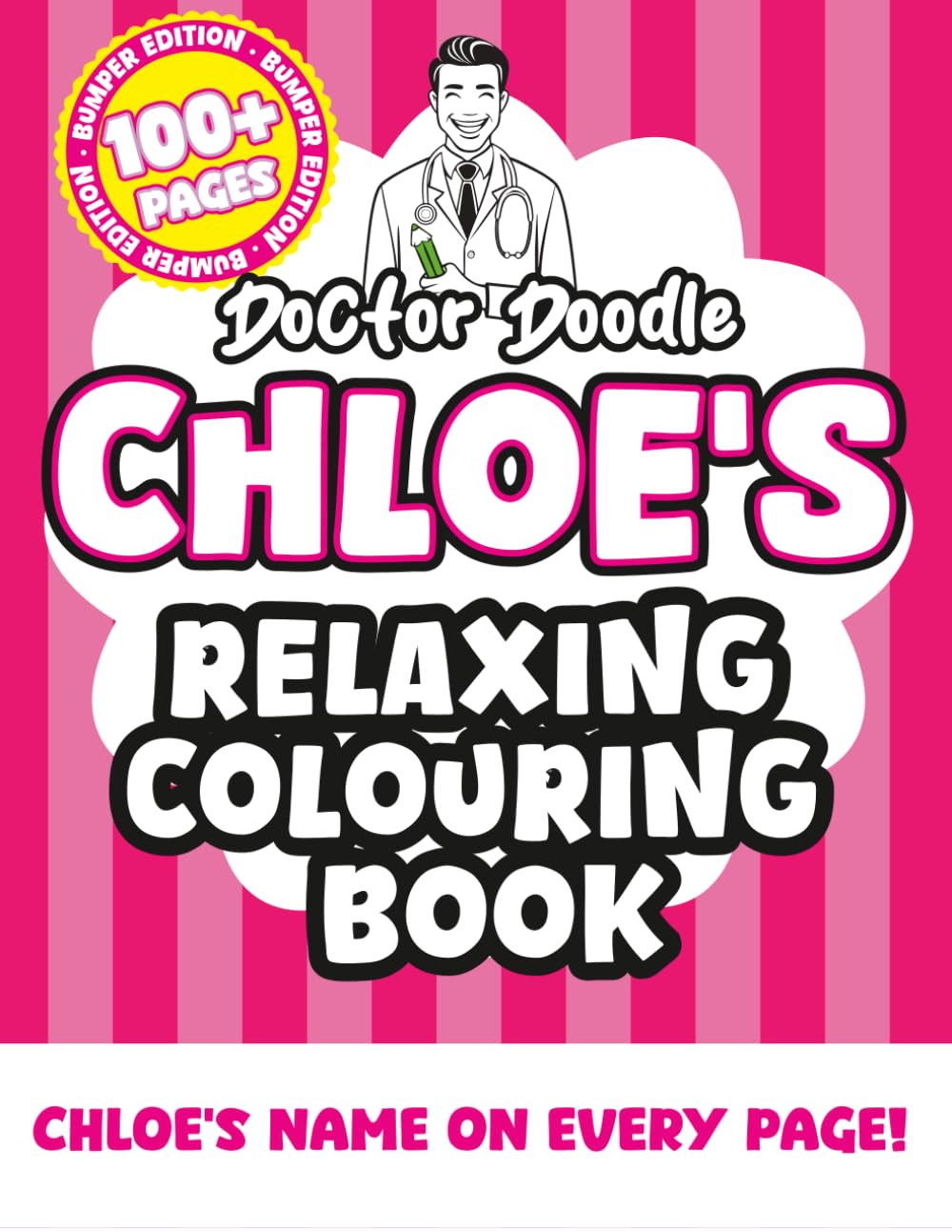 Chloe's Relaxing Colouring Book: Relaxing Patterns and Illustrations for All Ages (Relaxing personalised colouring books)