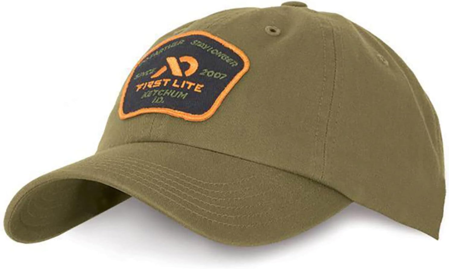First Lite Lo-Pro Hat - Lightweight Durable Strapback Camo Hunting Cap