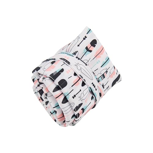 Miniatura 186 de ALVABABY 2 bolsas de pañales de tela para ropa húmeda, reutilizables con dos bolsillos con cremallera, para viajes, playa, piscina, guardería, 01