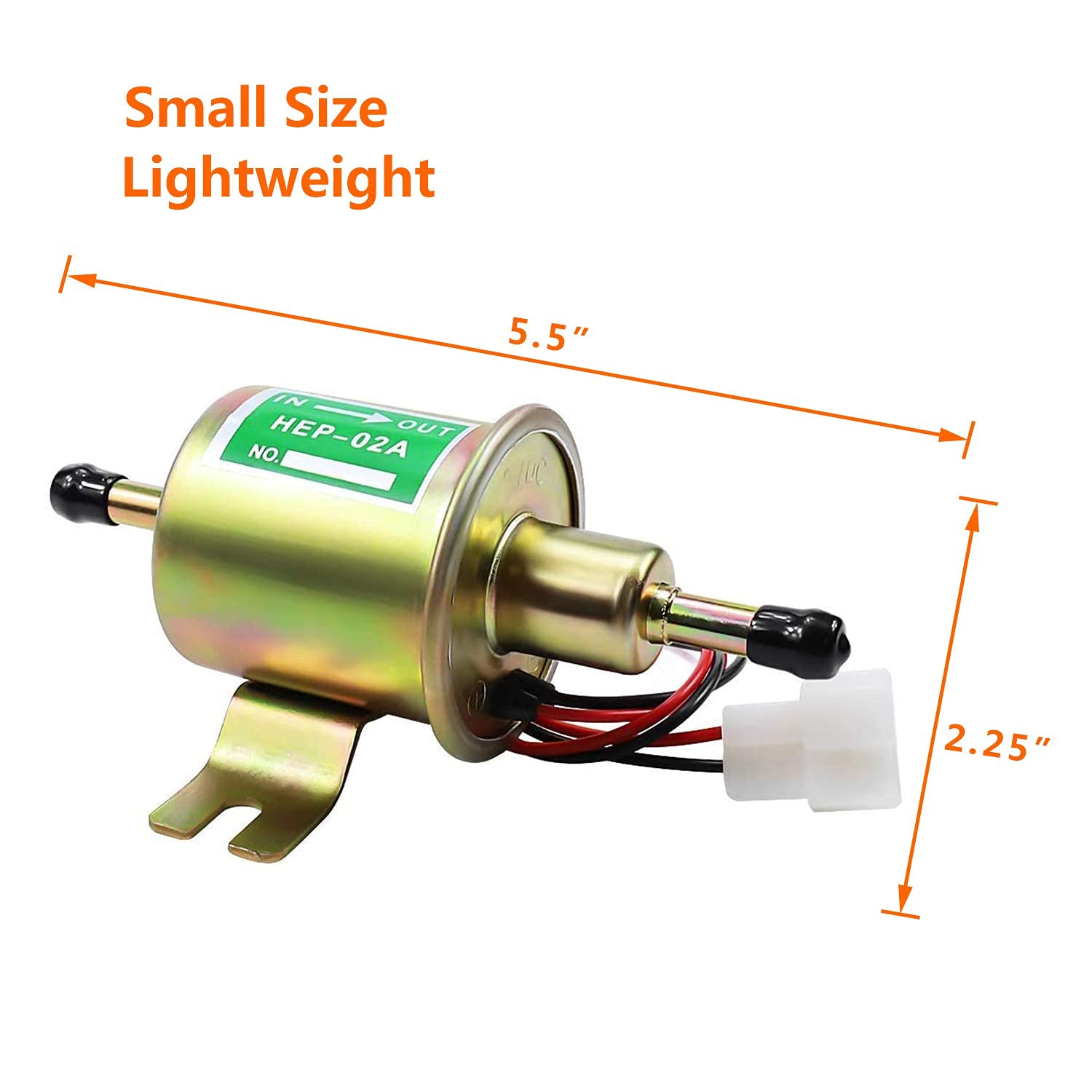 Electric Fuel Pump 12v Universal Low Pressure 12 Volt Inline Fuel