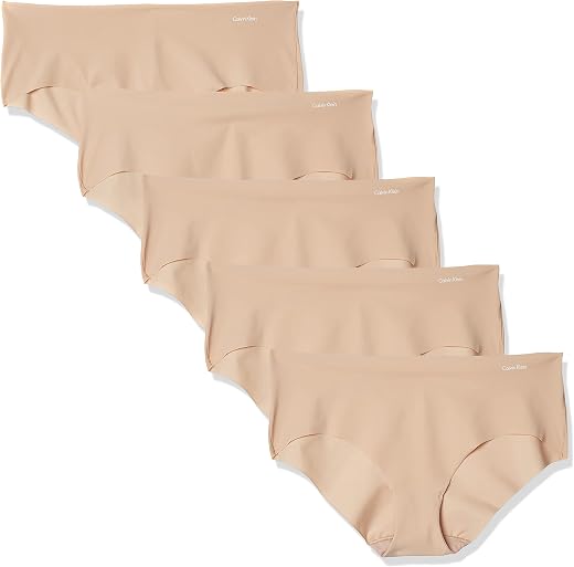 Calvin Klein womens Invisibles Seamless Hipster Panties, Multipack