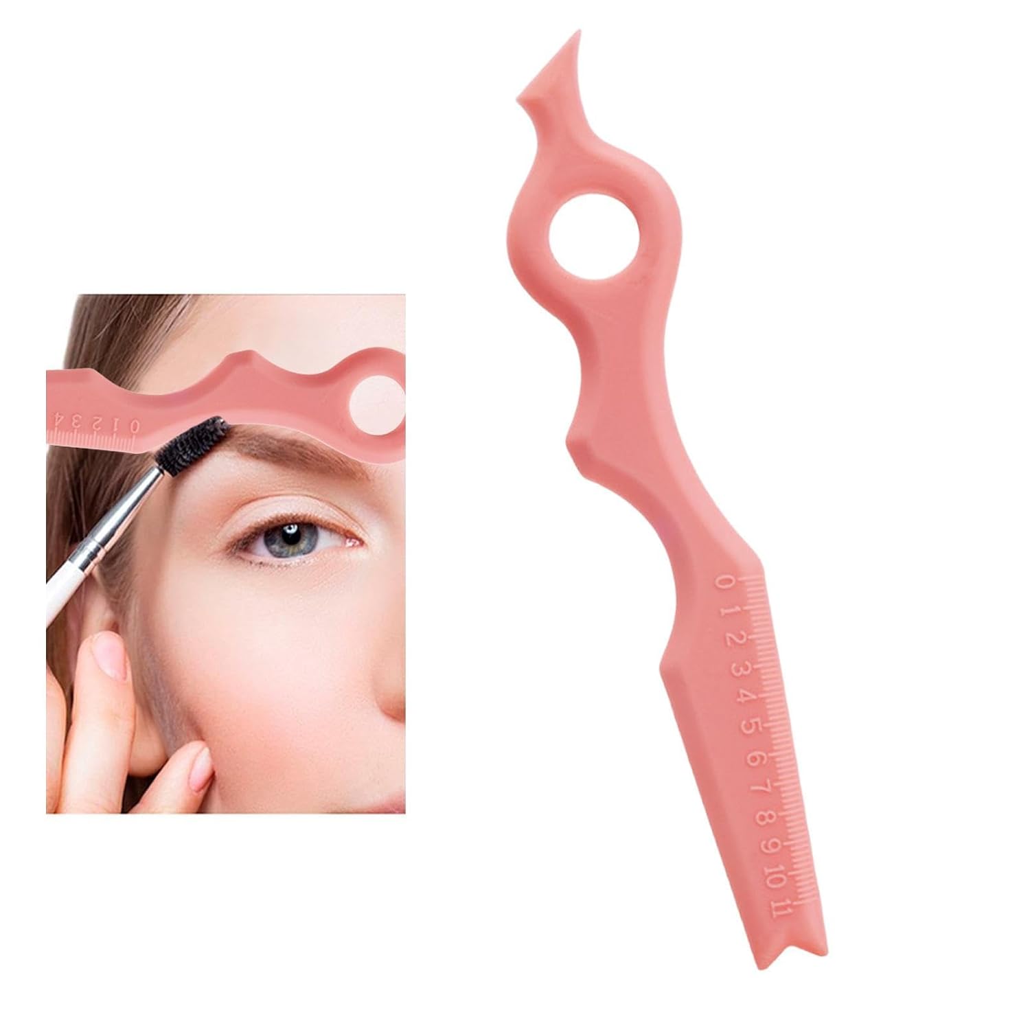 Eyeliner Stencils Silicone Eyeliner Eyebrow Applicator Multifunctional Eyeliner Makeup Tool Eyeliner Applicator Tool for Women and Girls Decorhome