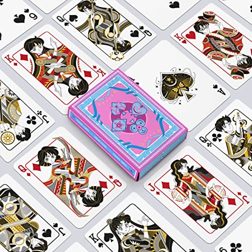 Sailor Themed Playing Cards Moon For Women Teen Girls Fancy Beach Pool Cruise Accessories Home Decor Gifts For Friends Family Cool Board Game Essentials To Play With Other #TOP1