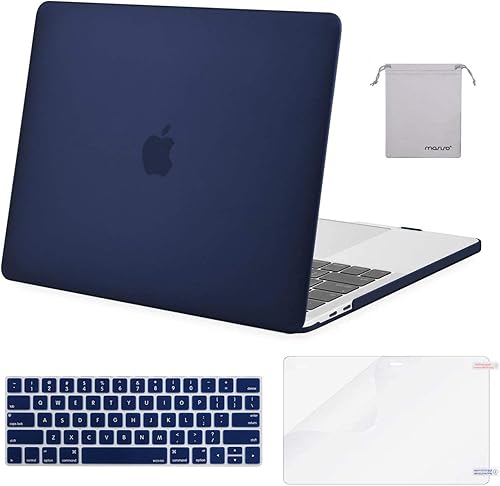 MOSISO - Carcasa rígida de plástico, cubierta de teclado, protector de pantalla y bolsa de almacenamiento para MacBook Pro 13 pulgadas33 cm