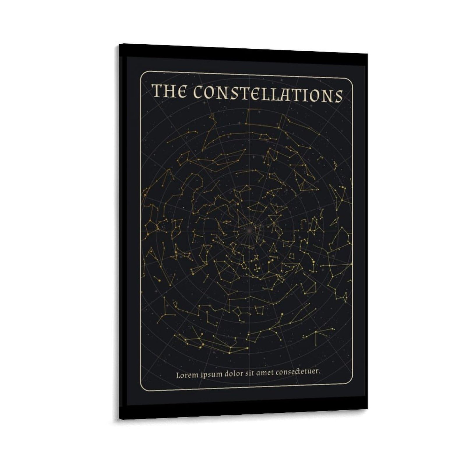 Constellations Of Stars Space Poster Office Room Decor Cosmic Starry Sky Wall Art Posters for Wall Decoration 16x24inch(40x60cm)