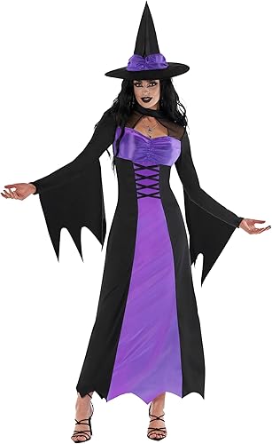 Miniatura 4 de Disfraz de bruja Morph para mujer (3 colores), disfraz de bruja malvada, disfraz de bruja para adultos, disfraz de bruja para mujer de Halloween
