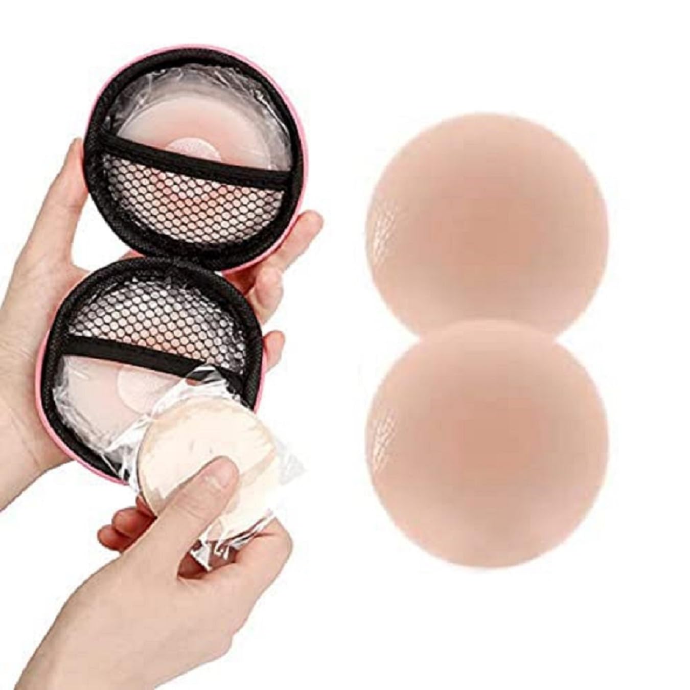 1 Pair Nipple Covers Reusable Bra For Backless Blouse, Deep Blouse Bra For Saree, Bra Strapless, Nipple Clamps, Stylish Bra For Women, Strapless Bra For Women Heavy Breast,push-up Bra-A-2593-image-11