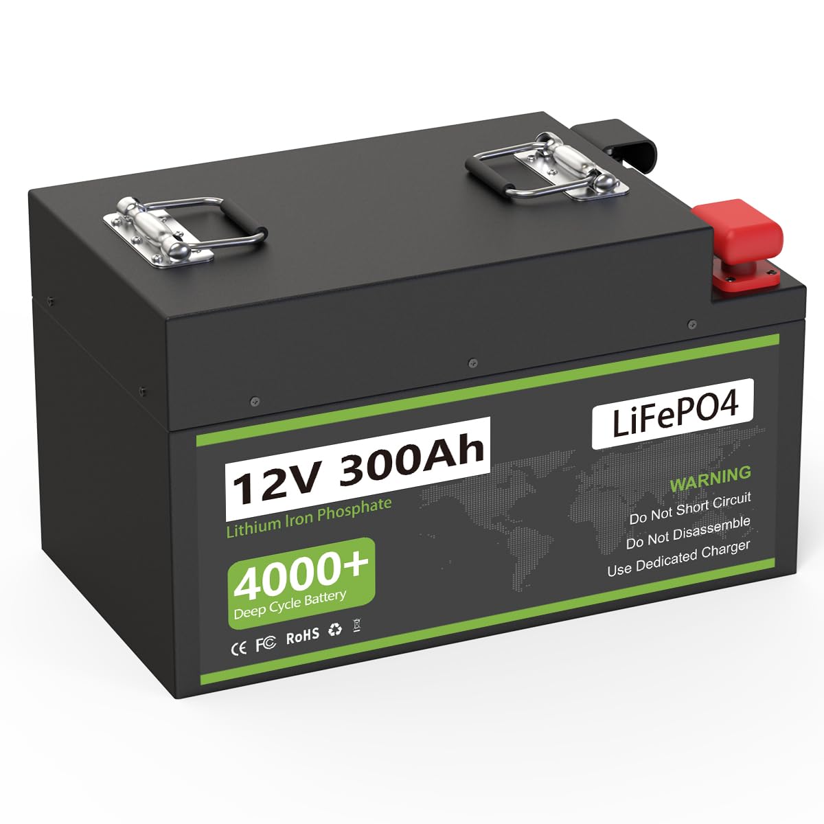 Amazon.co.jp: 12V 300Ah リン酸鉄リチウム、14.6V 30A 充電器付き