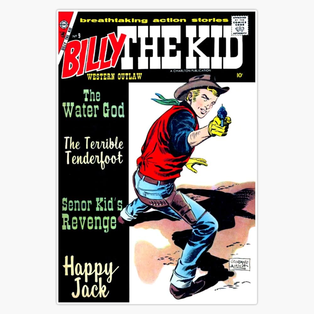 Amazon.com: Magnet Billy The Kid Outlaw Cowboy Western Wild West 