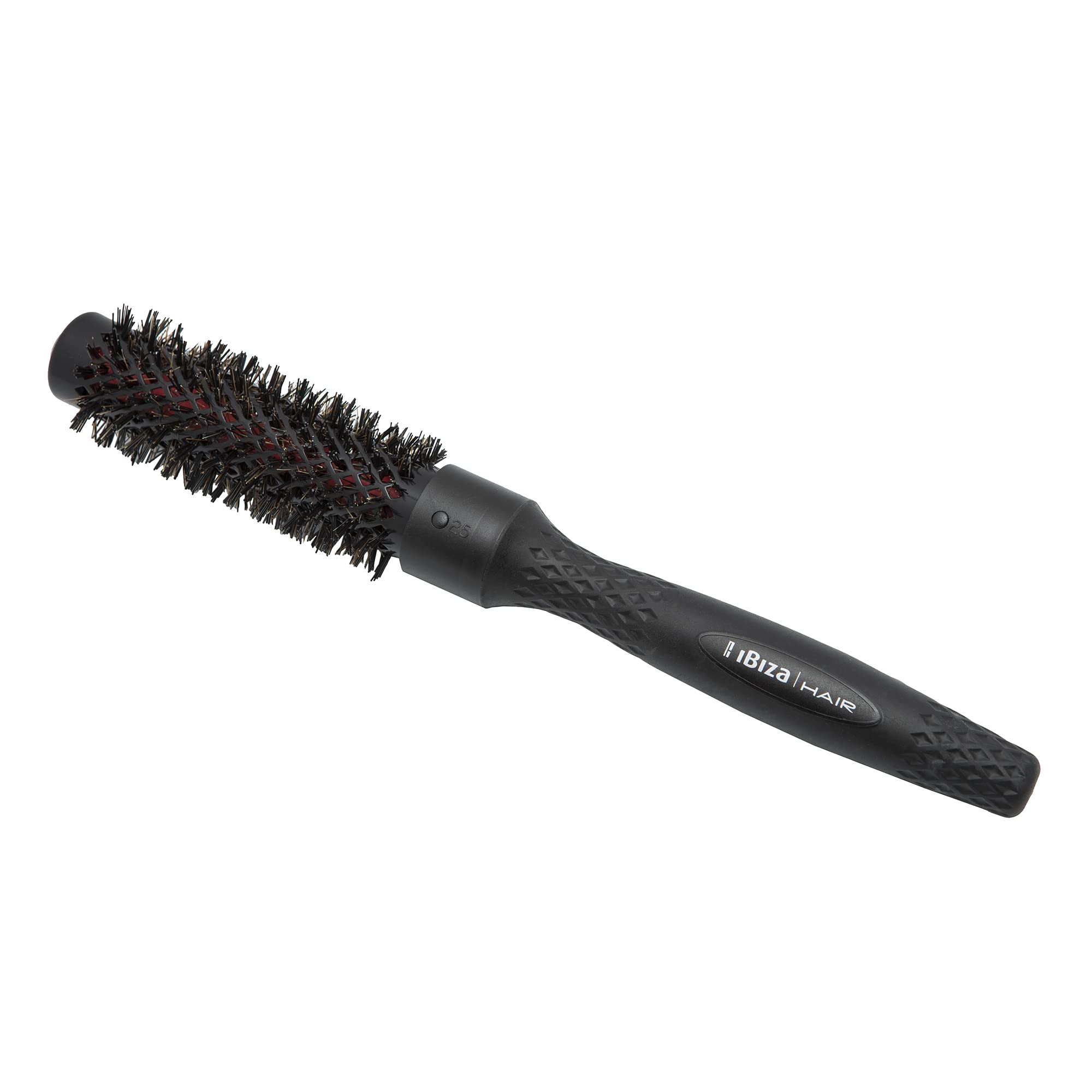 Amazon.com : Ibiza Hair Ceramic Round Brush (RB2-25mm) | Carbon
