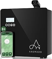 Aromadd U5 2025 Upgraded Smart Waterless Diffuser - 3500 Sq Ft HVAC Scent Machine, 600ml Hotel Aroma for Home & Office, Bluetooth App, Cold Air Tech (Black)