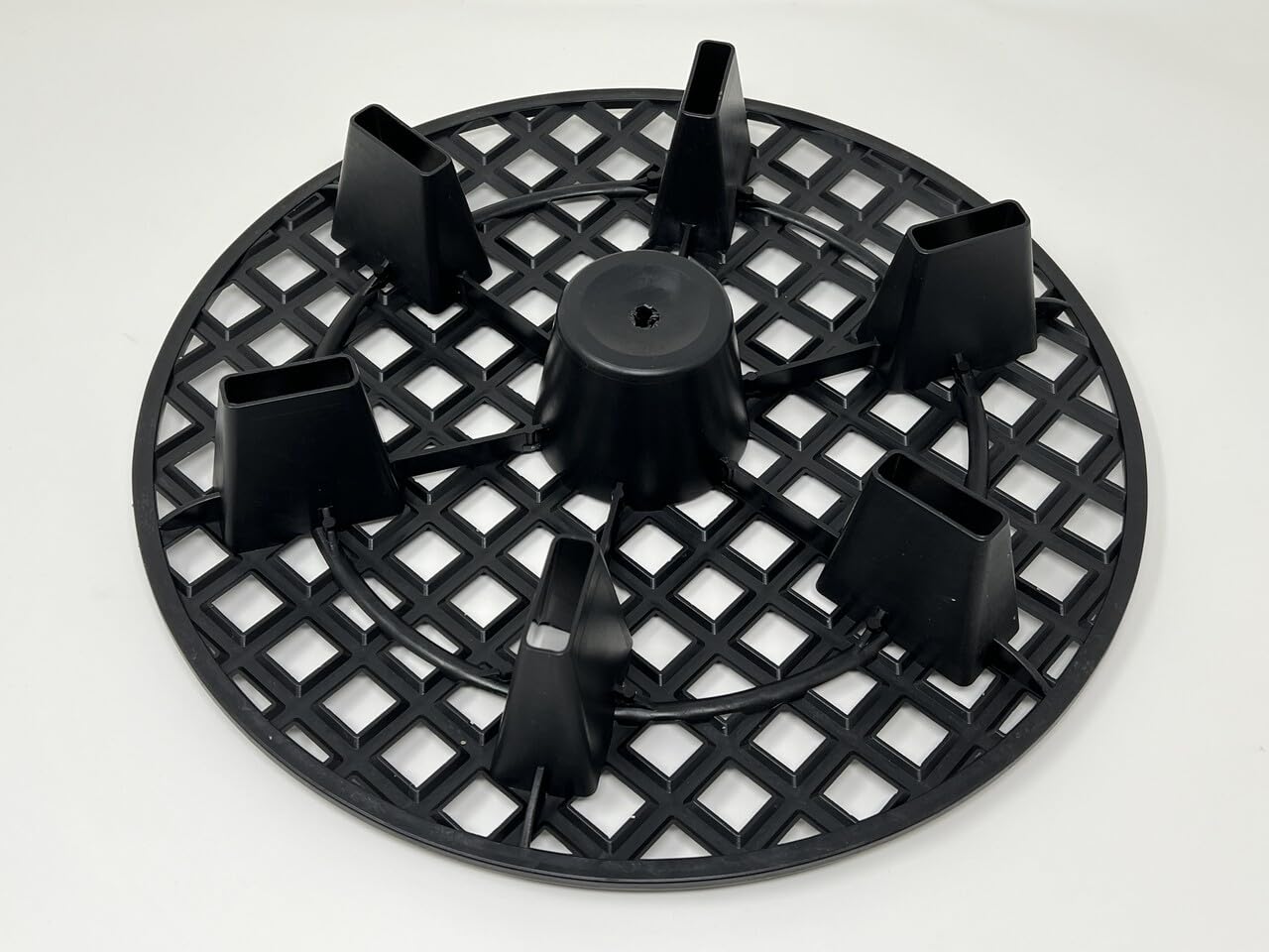 Set mit 5 natürlichen Pflanzenaufzügen, 33 cm, Topfstützen für Innen- und Außenbereich, für Kunststoff- und Stoffbehälter, ideal für Gartenarbeit und Pflanzenpflege