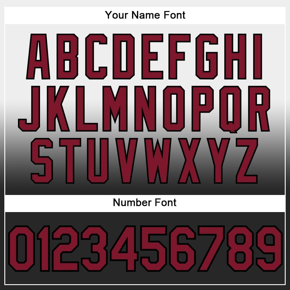 Fanscustom Custom Gradient Baseball Hoodies Personalized Stitched Name Number Novelty Sweatshirts Sports Team Uniforms