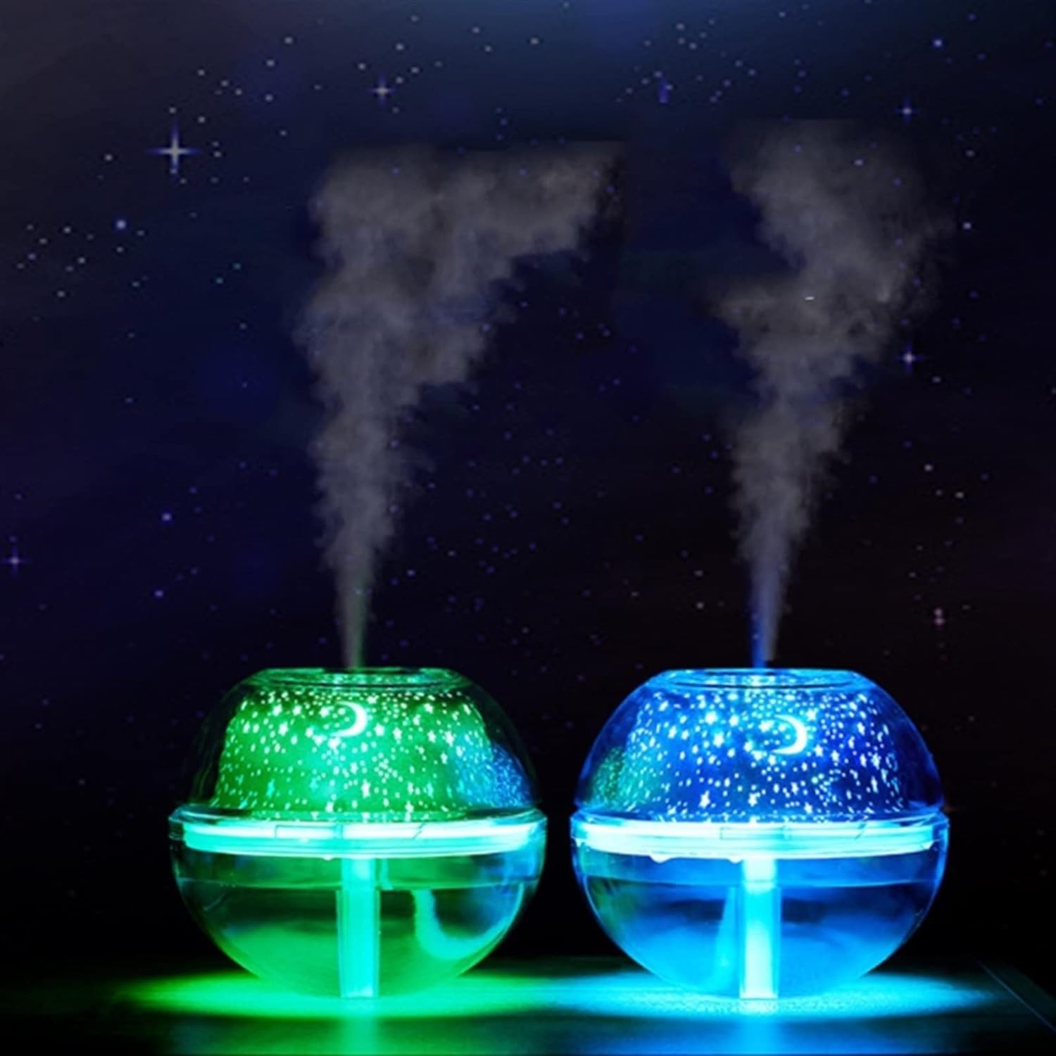 Do użytku domowego Nawilżacze 500mL ultradźwiękowy nawilżacz wyciszony Nano Mist rozpylacz zapachów LED gwiazda niebo projekcja lampka nocna nawilżacze do sypialni