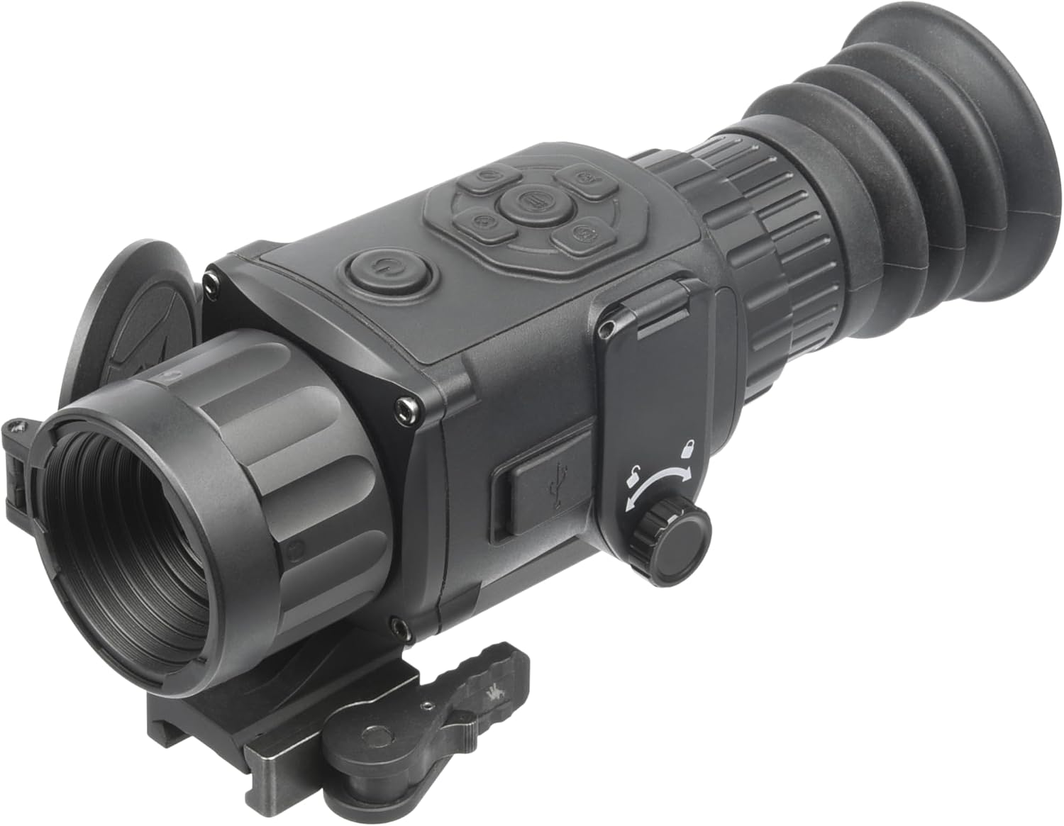 AGM Global Vision REFURBISHED Rattler TS 19-256 Thermal Riflescope with 256x192 Resolution, Video Recording, and Wi-Fi Transmission, Waterproof and Shockproof, Ideal for Hunting