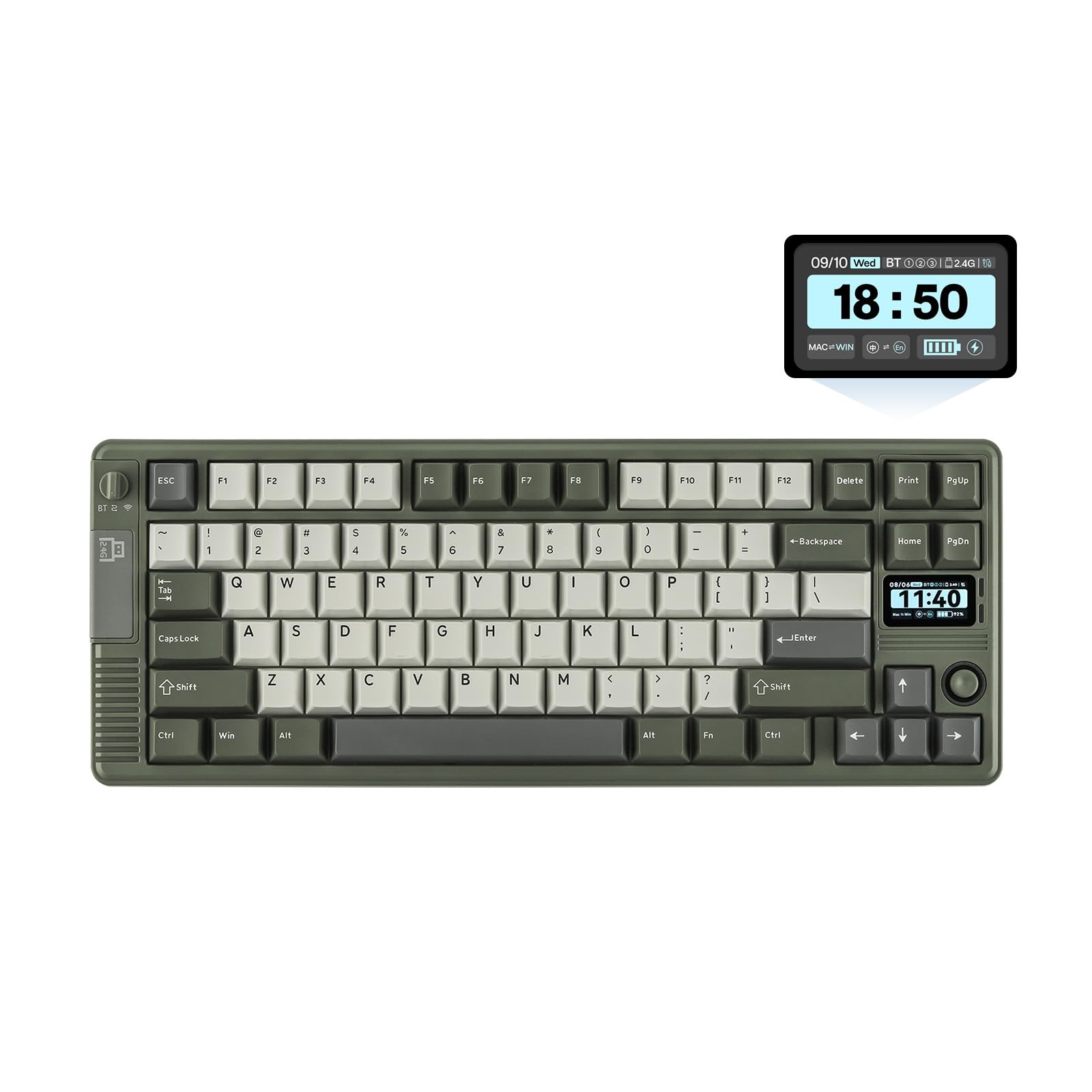 Amazon | EPOMAKER RT85 ワイヤレスゲーミングキーボード