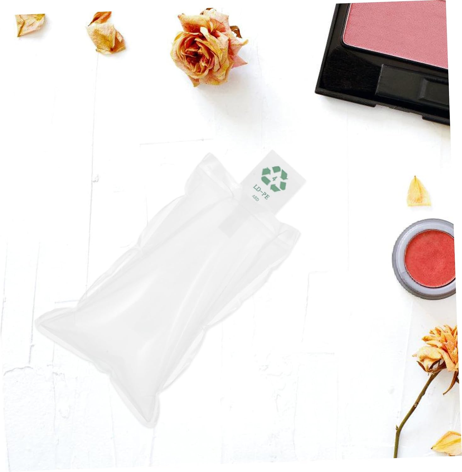 STOBAZA 100pcs Inflatable Cosmetics Packaging Bags Protectors for Essential Oils Makeup and Travel Storage Compact Multipurpose Air for Safe Transport