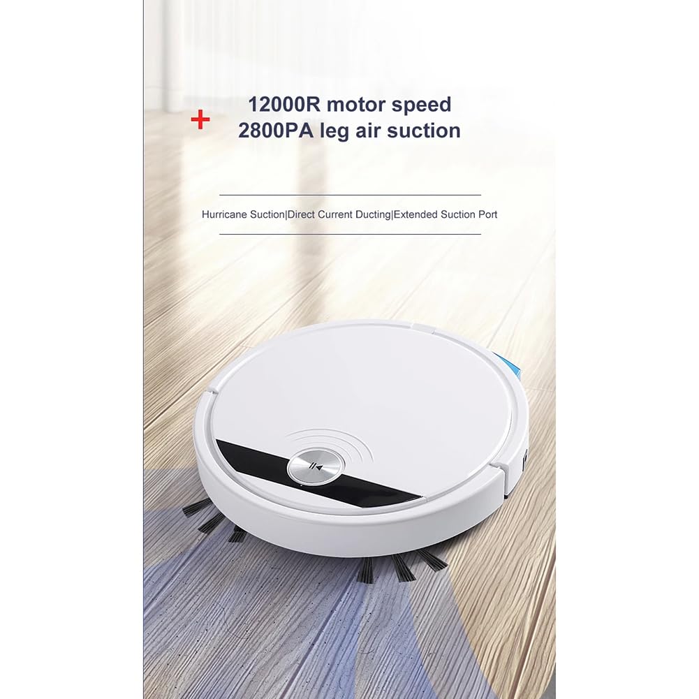RS800 5 en 1 con Control Remoto Robot Aspirador Inteligente SúPer Silencioso Trapeador en Seco y HúMedo ElectrodoméSticos,A