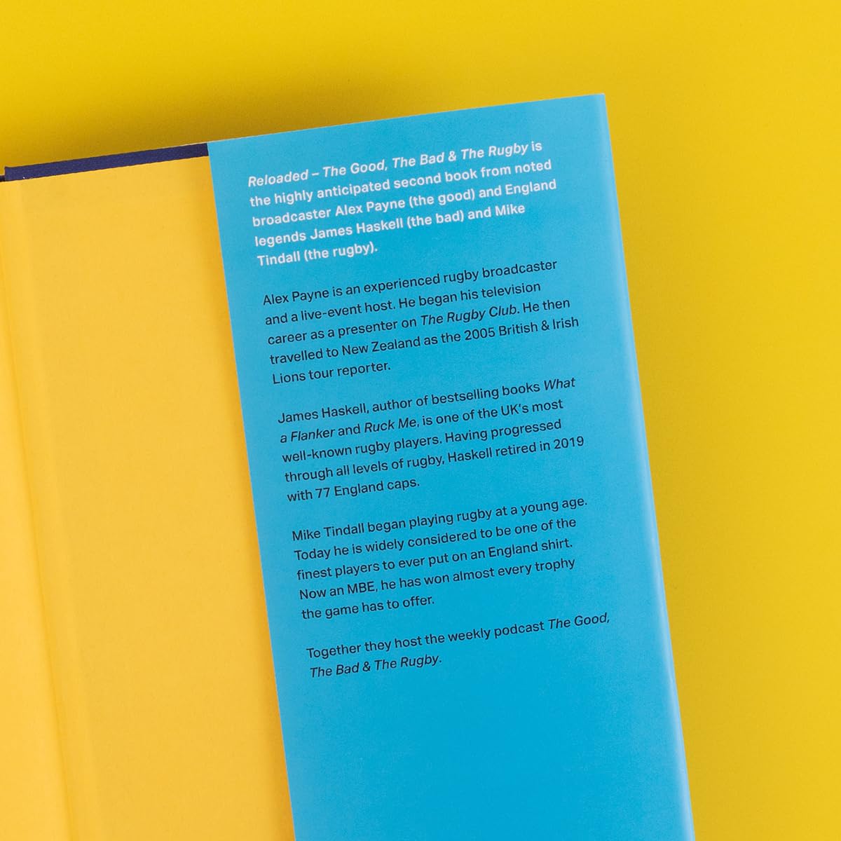 Reloaded – The Good, The Bad & The Rugby: A hilarious new sports book from the rugby and podcast legends