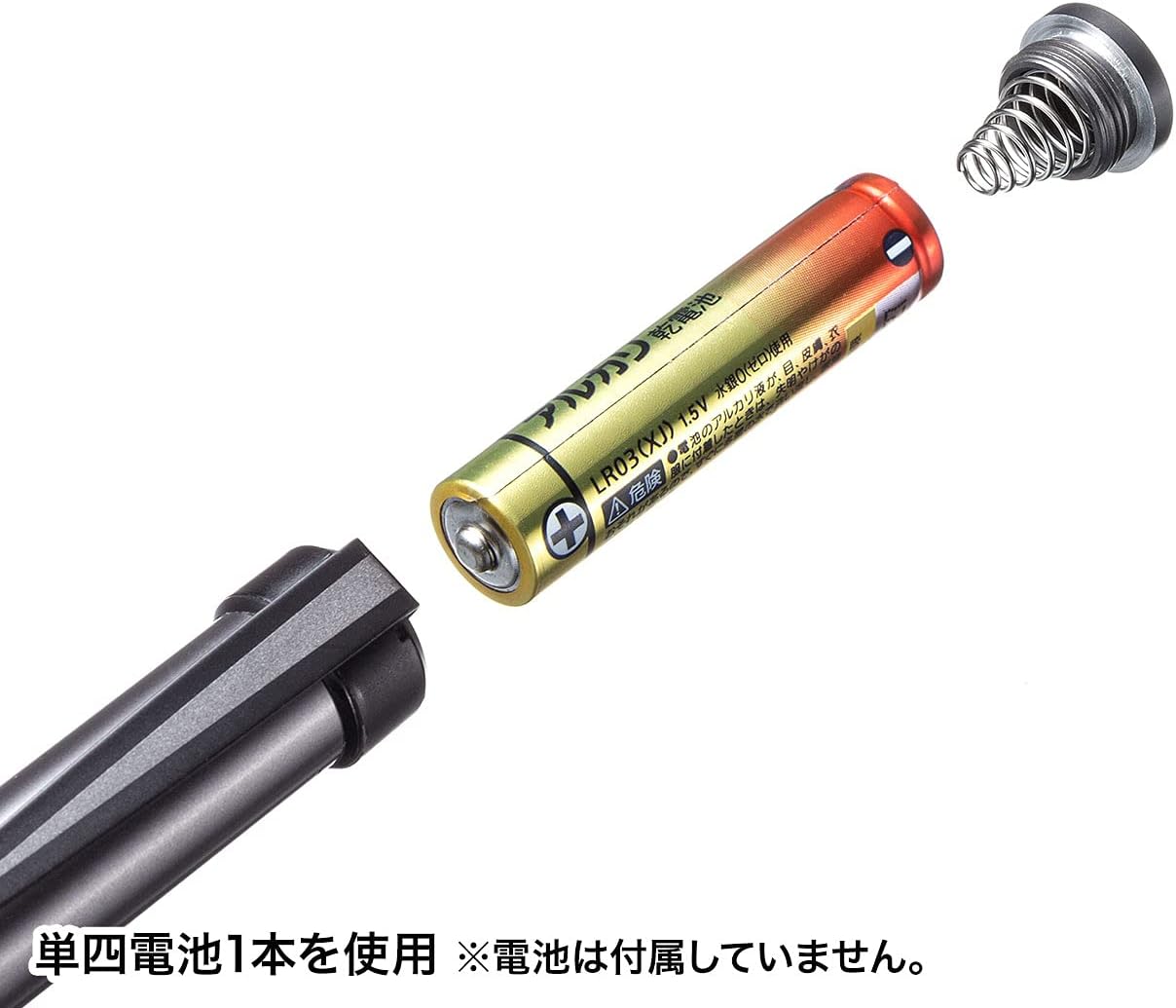 Amazon サンワサプライ 電池式タッチペン ブラック Pda Pen48bk サンワサプライ Sanwa Supply タッチペン スタイラス
