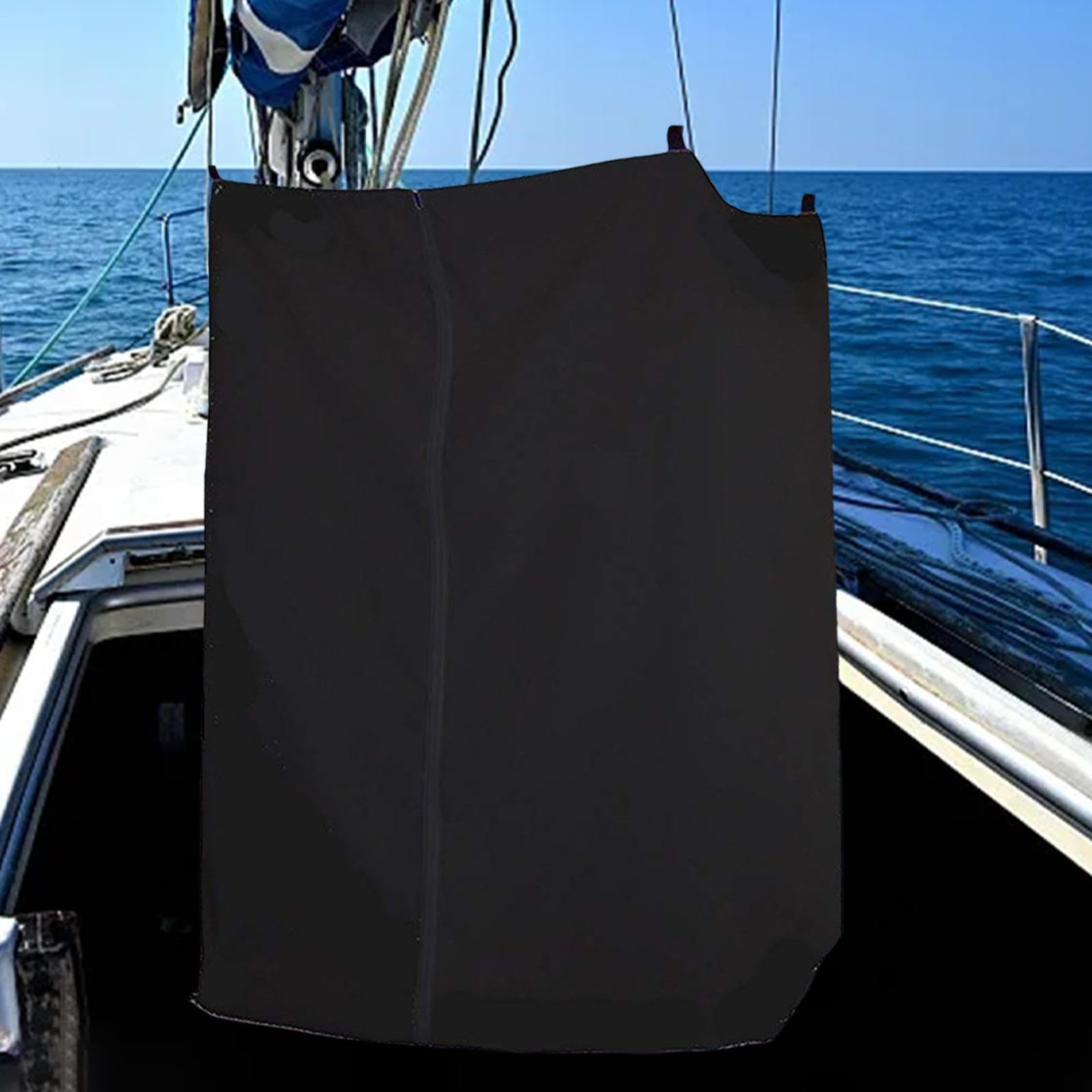 Duschvorhang aus robustem Oxford Gewebe für ungestörtes Umziehen im Freien, z. B. beim Bootfahren oder Camping.
