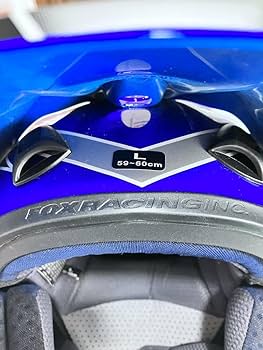 Amazon | 値引FOX Pro PILOTヘルメット Navy Lサイズ | アイドル