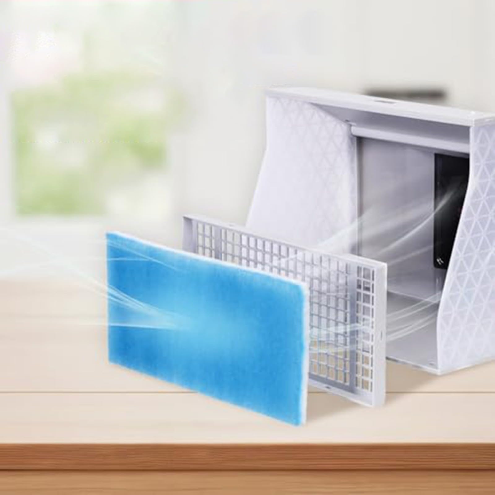 Sprühkabinenfilter, austauschbarer, rostfreier Luftfilter, Ersatz, waschbar, Luftreiniger, Airbrush-Filter-Pad, passend für Sprühkabine, 40 x 18,5 x 1,5 cm (2 Stück)