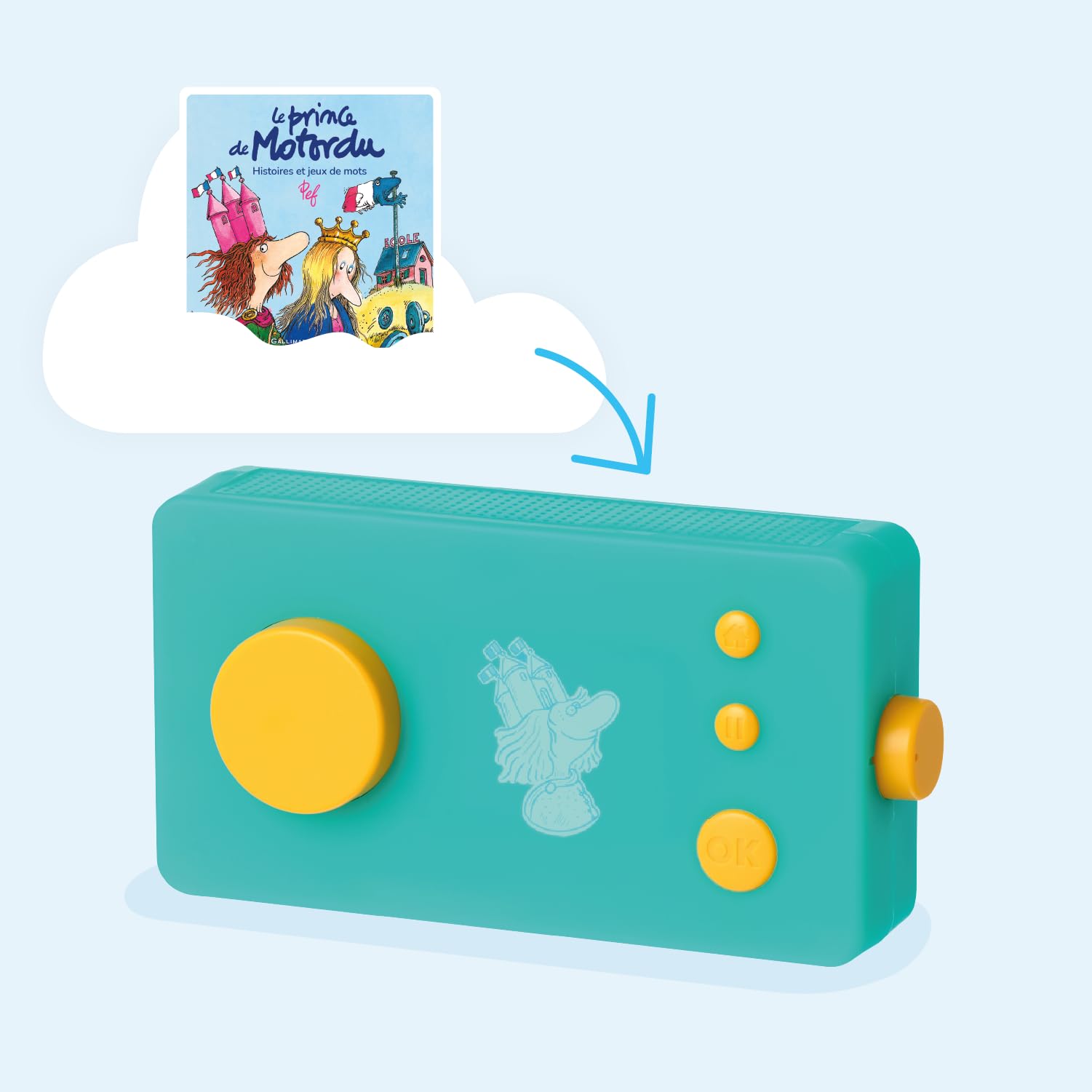 Lunii Prince de Motordu Livre Audio interactif français durée 1h13 dès 5 ans Ma Fabrique à Histoires