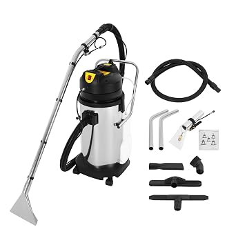 40L/11Gal Commercial Carpet Cleaning Machine, Professional 3 in 1 Multi-Purpose Floor Cleaning Machine, Heavy Duty Extractor Vacuum Washing Machine, 1049W Sofa Curtain Carpet Cleaning Machine