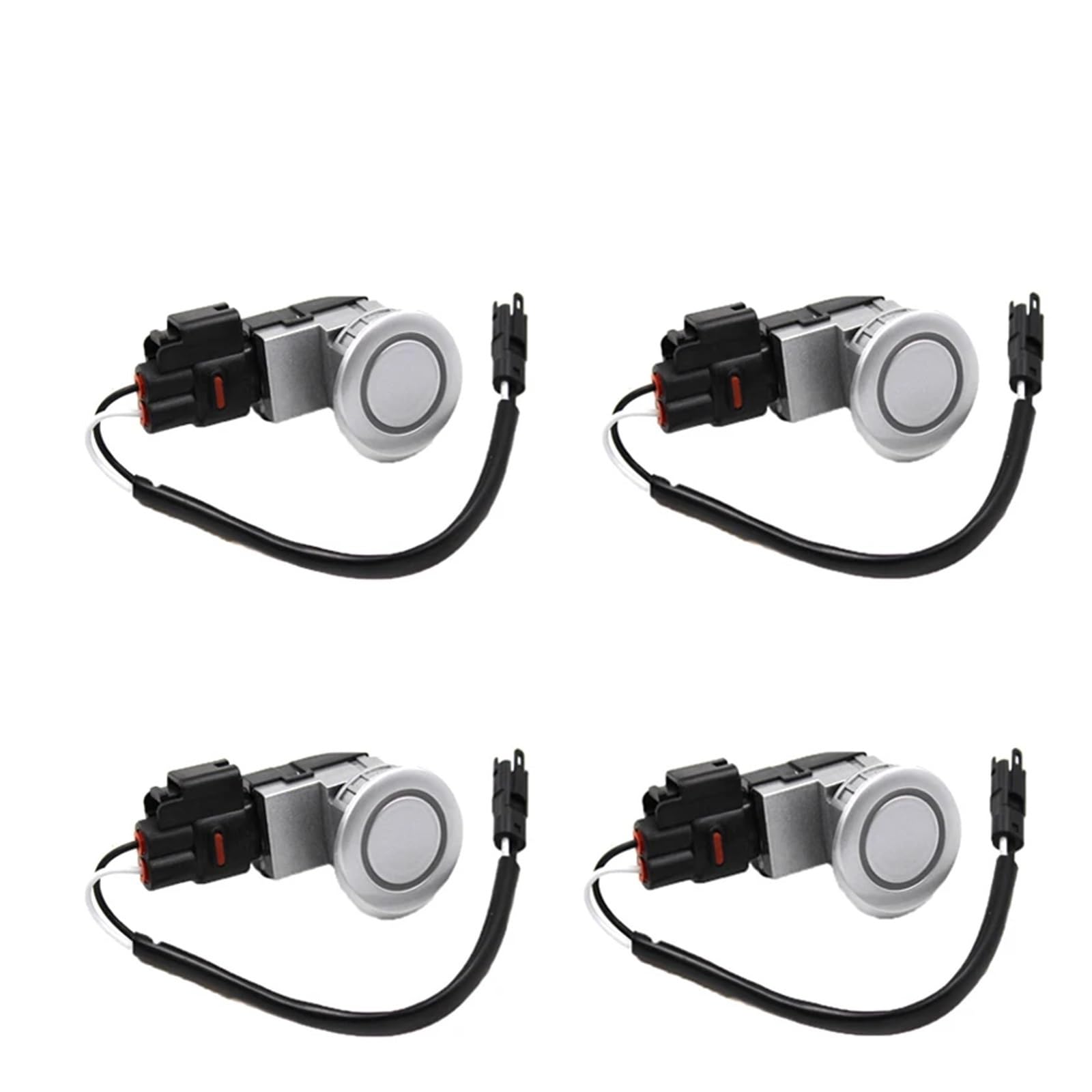 NEGRO 4 PCS Silver Color PDC Parking Sensor Fit For Toyota 06-11 Camry ACV40 Lexus RX PZ362-00209 PZ362-00205 PZ36200209 PZ36200205 czujniki parkowania samochodu