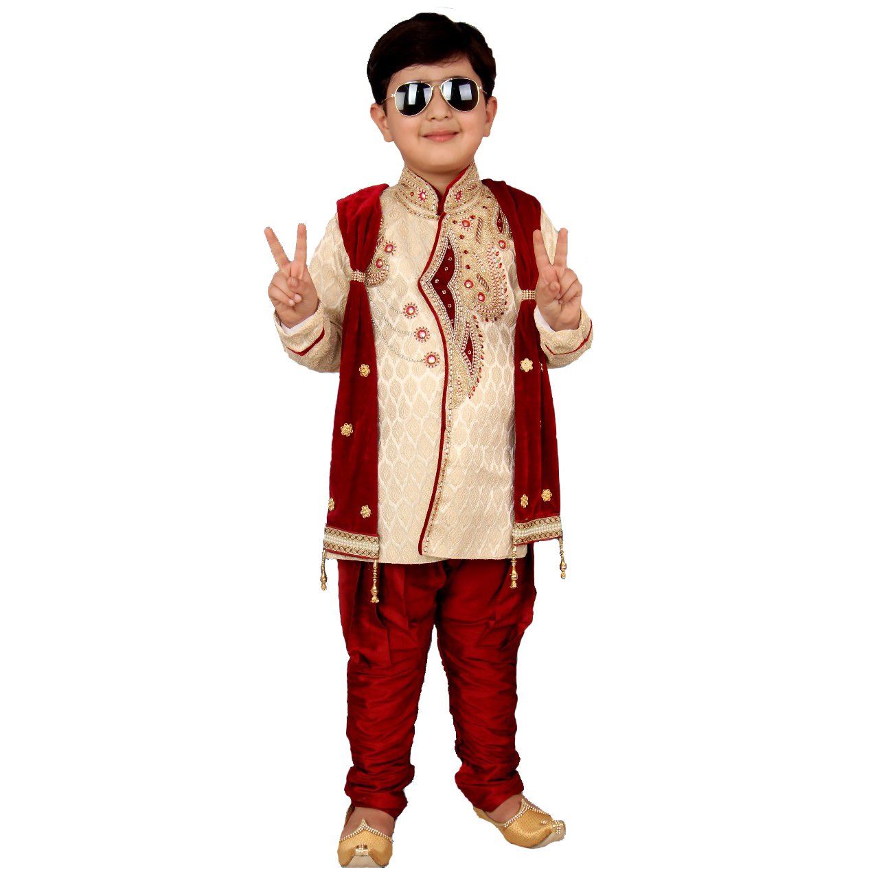 Qtsy kids festive Sherwani for boys(1-14 years) …