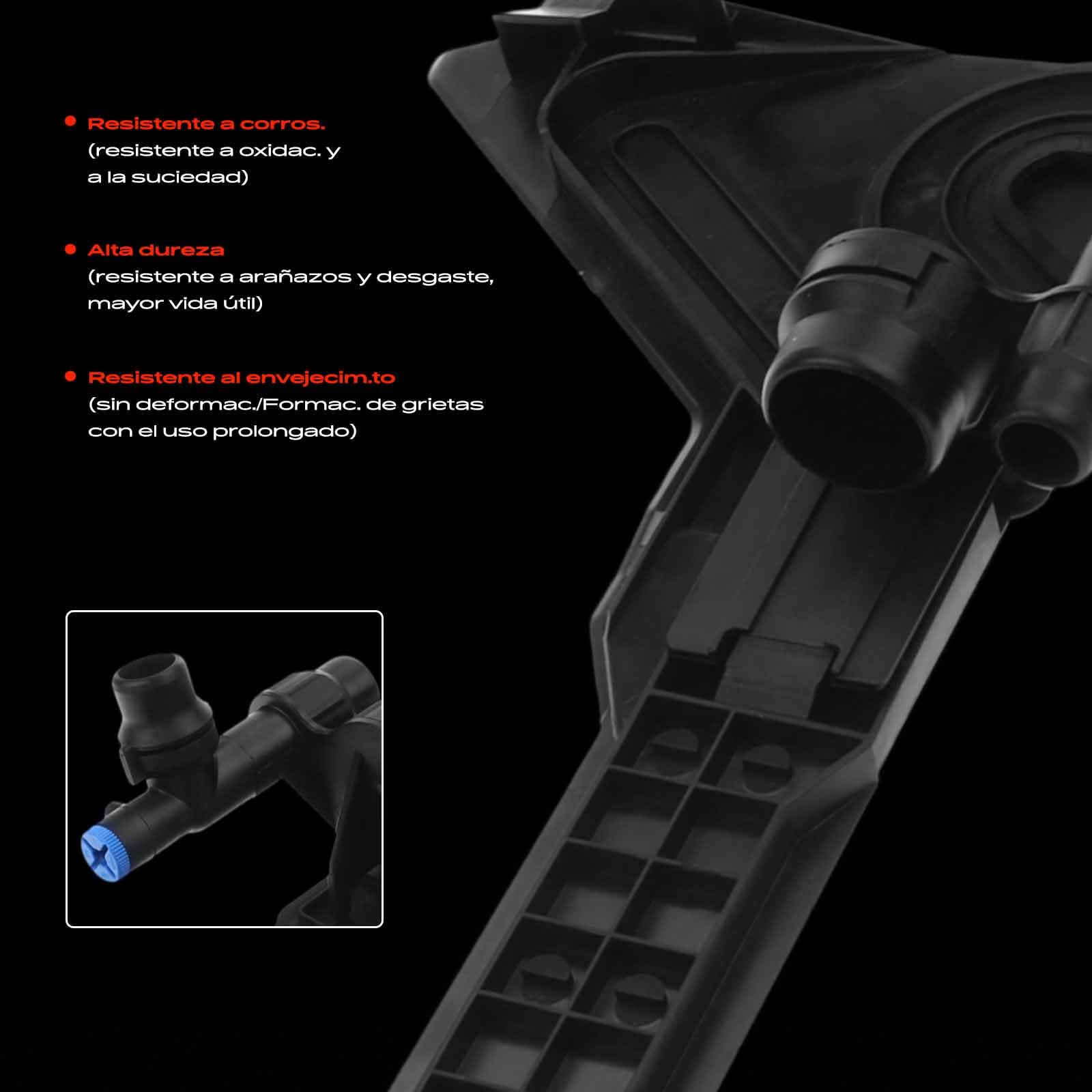 Frankberg Soporte del depósito de expansión del refrigerante para | Compatible con: Serie 3 E46, Serie 3 Convertible E46, Serie 3 Coupé E46, Serie 3 Touring E46, Serie 3 Compact E46