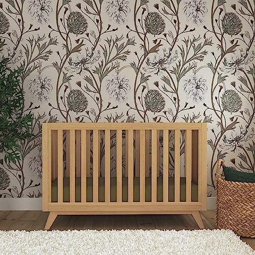 DaVinci Otto 3-in-1 Convertible Baby Crib - GREENGUARD Gold Certified Wooden Convertible Crib to Toddler Bed & Daybed - Baby Bed with 4 Adjustable Mattress Heights & Easy to Assemble - Honey - Image 3
