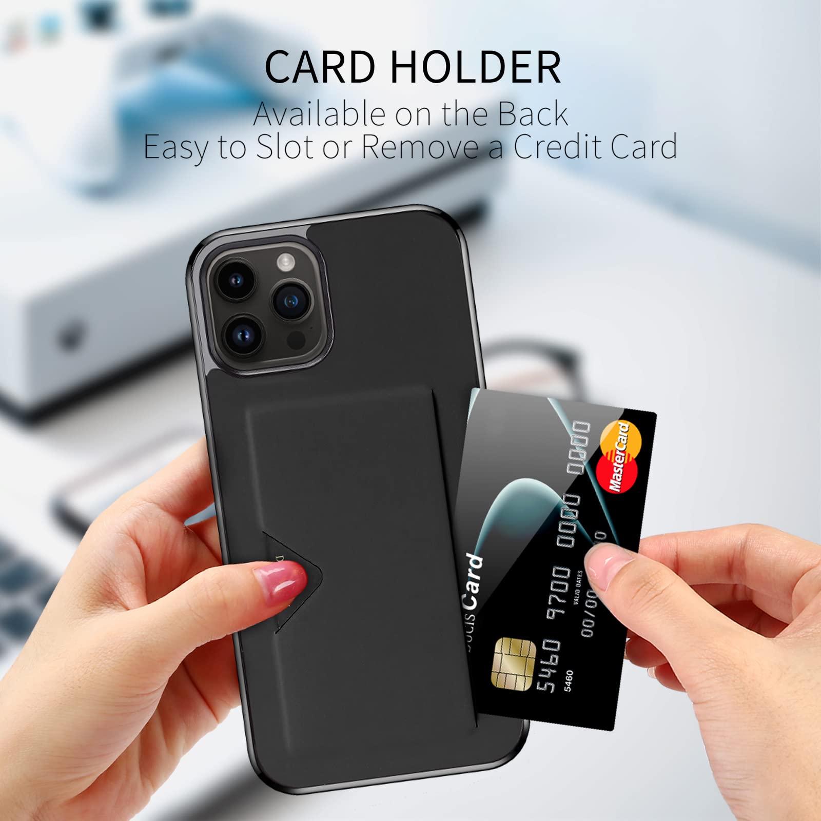 Amazon.co.jp: 【背面カード収納付】 iPhone 14 Pro Max ケース カード  