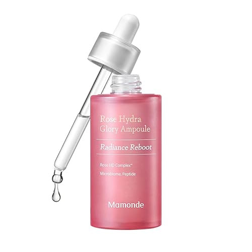 Mamonde Rose Hydra Glory Ampolla, suero facial para hidratación profunda, suero vegano con 5 tipos de ácido hialurónico, complejo de rosas para disponible en Yaxa El Salvador