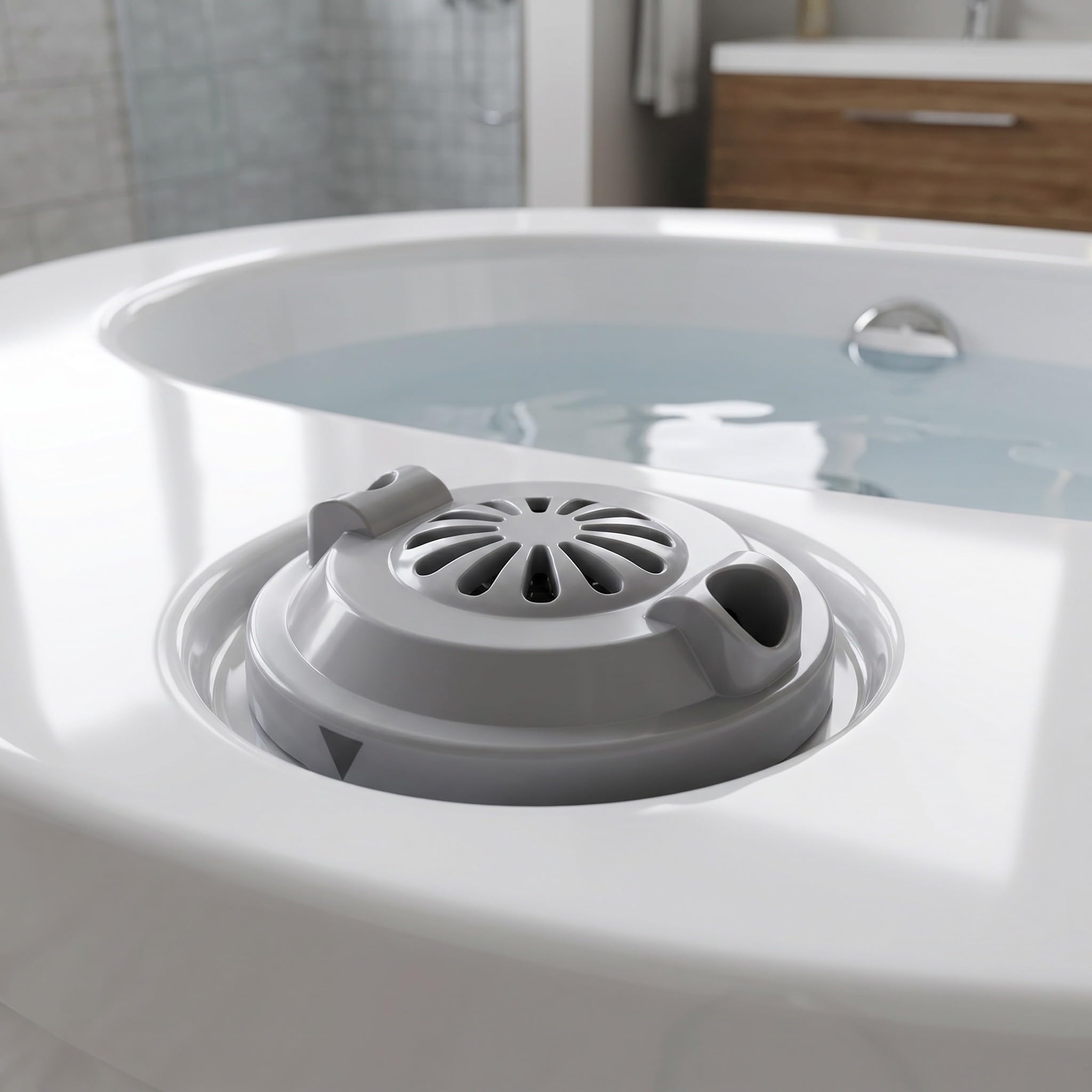 Copertura Magnetica per Getto per Pediluvio, Acciaio Inox Elettroplaccato