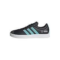 adidas Unisex – Adulto Mercedes – AMG Petronas Formula One Team VL Court Base Shoes, Core Black, Semi Mint Rush, Ftwr White, 38 EU