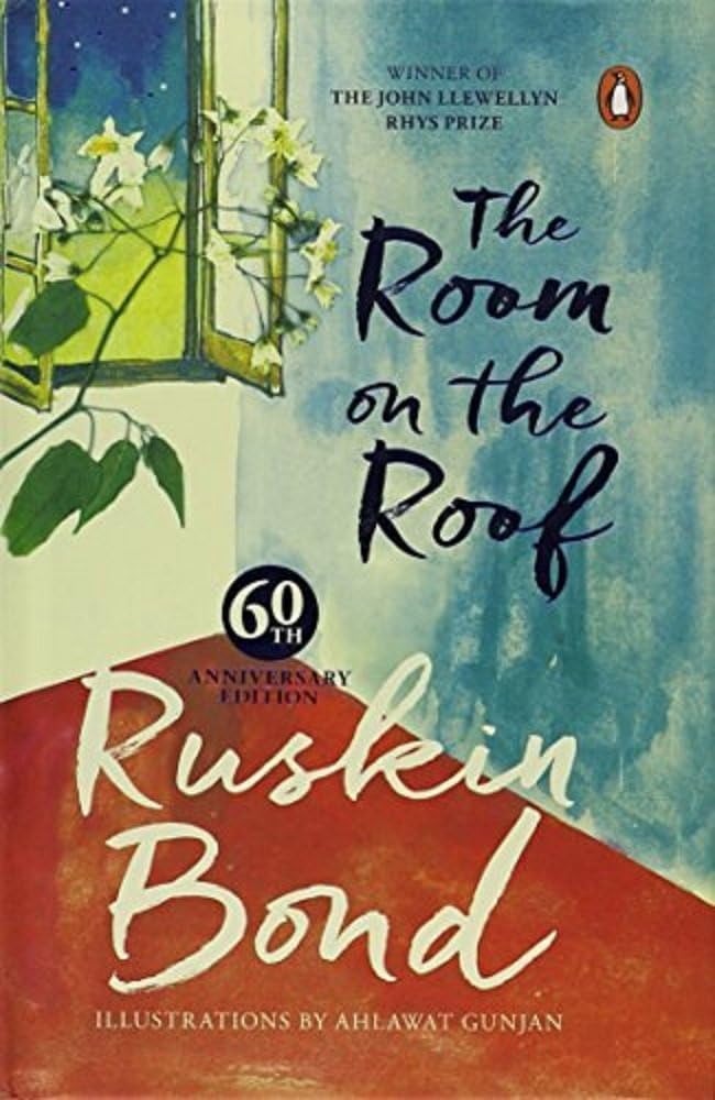 Puffin Classics: Room On The Roof: 60th Anniversary Edition: Hardcover, first volume in the famous Rusty series, fully coloured & illustrated gift book written by award winning author Ruskin Bond, for children and adults