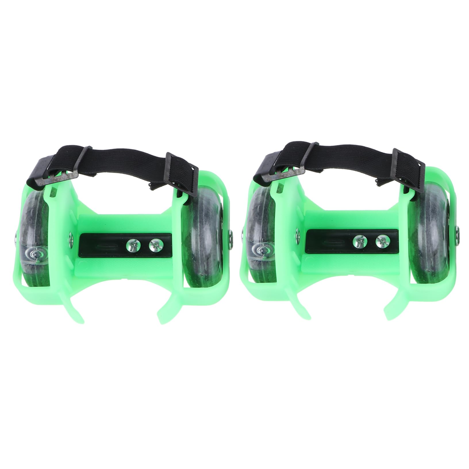 Abaodam 1Pair Glittery Adjustable Roller Skates for Fun Light Up Wheel Skates for Outdoor Activities Comfortable Ankle Support Present